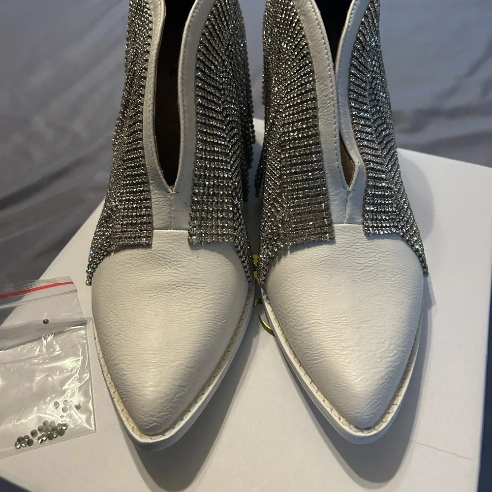 BEAST FASHION Rhinestone Ankle Boot - Picture 2 of 4